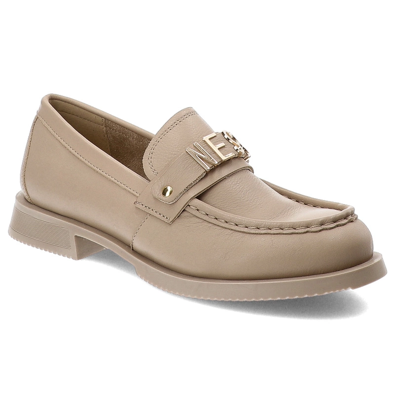 Beige Mokassins Nessi F R Frauen Armodo De