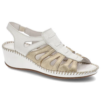 Sandalen LANQIER - 40C474 White/Gold