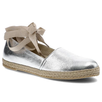 Espadrilles KARINO - 2022/078-P Silber