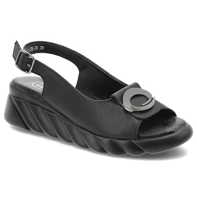 Sandalen FILIPPO - DS7011/25 BK Czarny