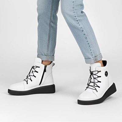 Stiefeletten FILIPPO - DBT7416/25 WH Biały