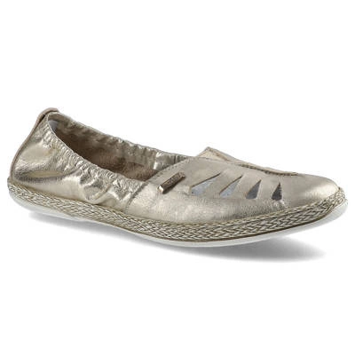 Espadrilles LEMAR - 10090 Przec. Kryształ Złoto