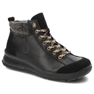 Botki RIEKER - L7700-00 Schwarz