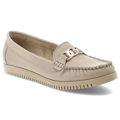Mokassins ARMODO - 10183 V.Taupe+Zł.