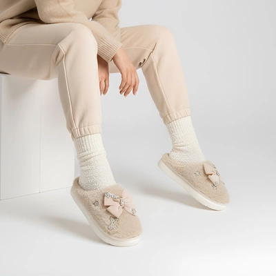 Hausschuhe FILIPPO - DK7480/25 BE Beżowy