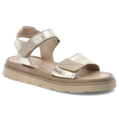Sandalen ARMODO - 40443 Kryształ Złoto+V.Taupe