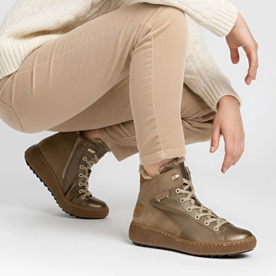 Schnürschuhe RIEKER - Z6614-90 Bronze