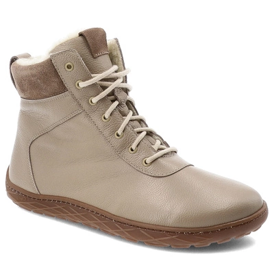 Schnürschuhe Barefoot WASAK - 0768 Latte Groszek