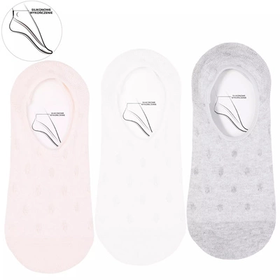 Ballerinas MORAJ 3 Pary - CDB250-208 Mix Kolor