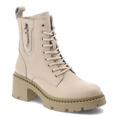 Stiefeletten VINCEZA - 86418 BE Beżowy Skóra