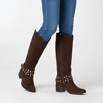 Stiefel KARINO - 5784/05-F Mokka/Welur