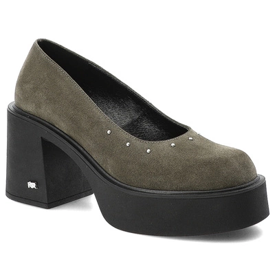 Halbschuhe KARINO - 5648/026-P Zielony/Welur