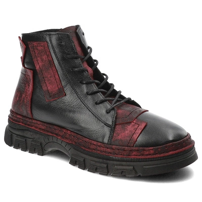 Stiefeletten RAVINI - VT20 Black-Red