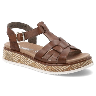 Sandalen RIEKER - W0853-24 Brown