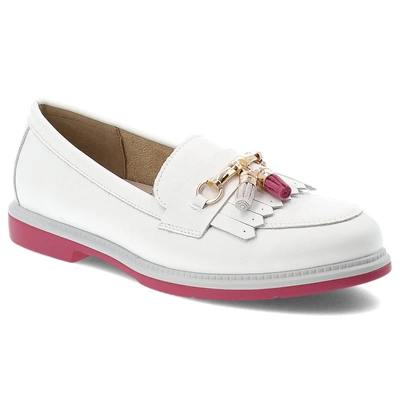Mokassins S.BARSKI - LR51-768 White/Pink