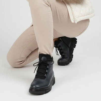 Stiefeletten ARMODO - 1519 Granatowy 3113