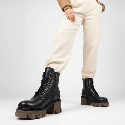 Stiefeletten ARMODO - 60376 V.Czarny+Sr.