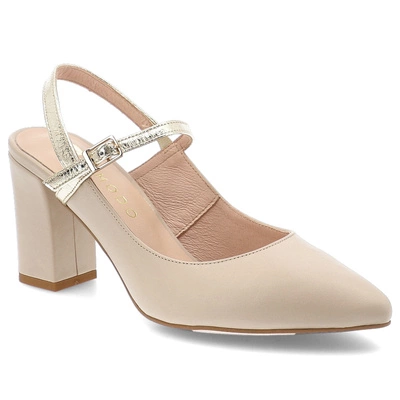 Pumps ARMODO - 867/2/A Latte Lico/Złoty