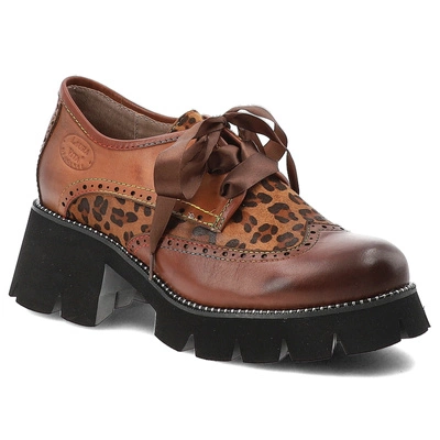 Halbschuhe LAURA VITA - Omio 66 SO7005-66 Camel