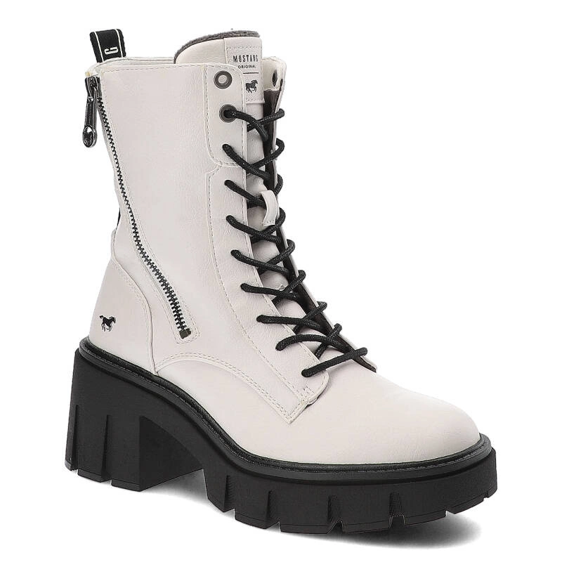 Ital Design Damen Stiefeletten - Flache Blockabsatz Stiefeletten