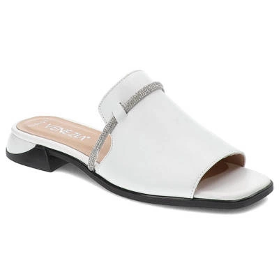 Pantoletten VENEZIA - 08-330 White