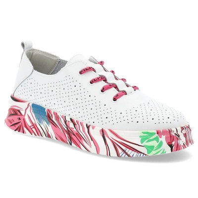 Sneakers FILIPPO - DP6698/25 WH BL FH Biały/Fuksja