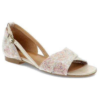 Sandalen MACIEJKA - 04614-22/00-5 Beż Kwiatki