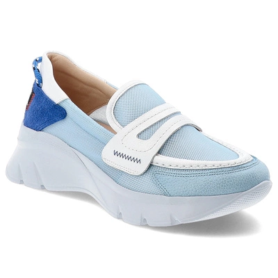 Halbschuhe HISPANITAS - HV254001 Cervo-V25 Celeste Mesh-V25 Celeste