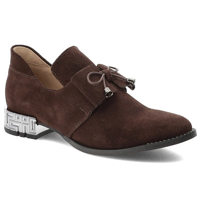 Halbschuhe ARMODO - 1399 Czekolada Welur