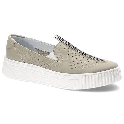 Halbschuhe POLLONUS - 5-1371-002 Vanilia Lico/Perforacja