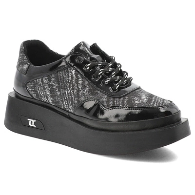 Sneakers ARTIKER - 57C2043 Czarny/Srebrny