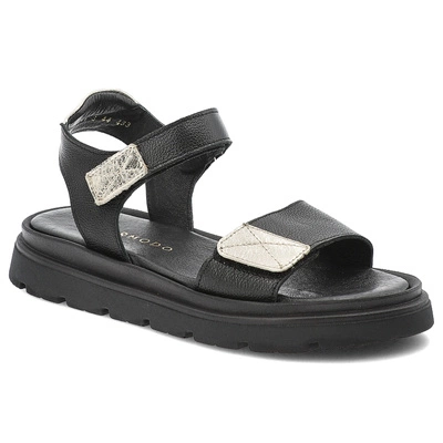 Sandalen ARMODO - 40443 V.Czarny/Kryształ Złoto