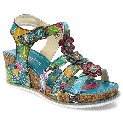 Sandalen LAURA VITA - Bonito 30 AS313-30 Turquoise