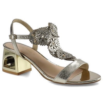 Sandalen DAMISS - DS-496/8 Złoty Wenus