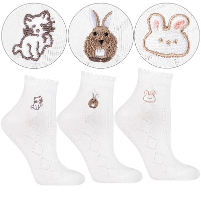 Socken MORAJ 3 Pary - CSL200-146 White