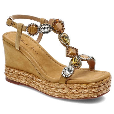 Sandalen ALMA EN PENA - V23510 Suede Mustard