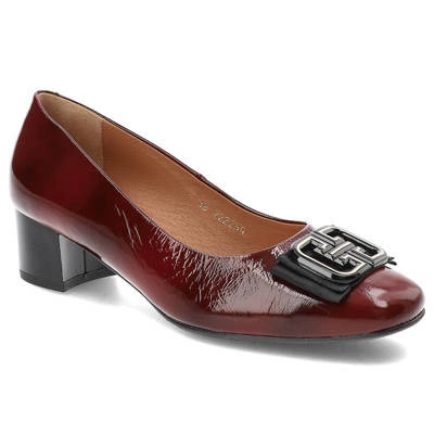 Halbschuhe CLASICCO - 2176 Bordo Lak 1079