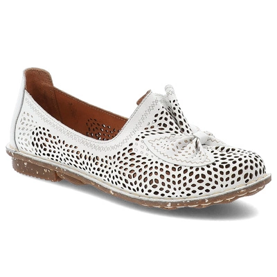 Ballerinas RAVINI - 101 148-1 Biały 05