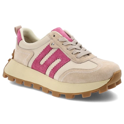 Sneakers FILIPPO - DP6743/25 BE FH Beżowy Fuksja