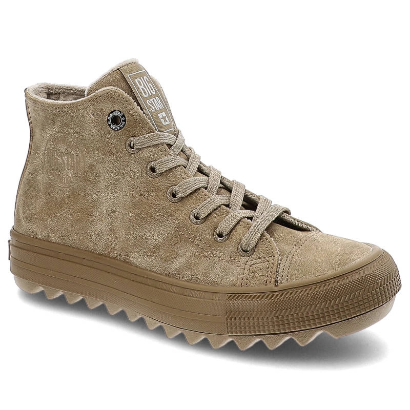 Beige Sneakers Big Star Stylische Damenschuhe ARMODO