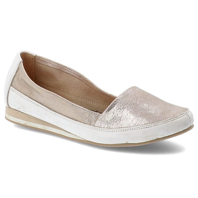 Mokassins DAMISS - DS 016 Złoty Perłowy