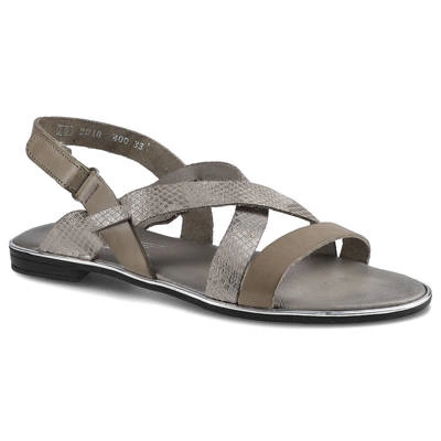 Sandalen LEMAR - 40033 Bf.Biały/Moro Metal Srebro