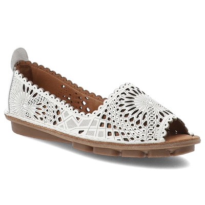 Ballerinas RAVINI - VT59 White