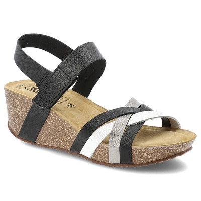 Sandalen HEE - 25012 Marsella Ne/Niq/Pla