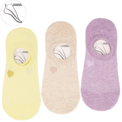 Ballerinas MORAJ 3 Pary - CDB200-267 Mix Kolor