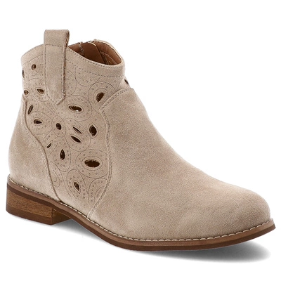 Stiefeletten VINCEZA - 39960 LT.BE J.Beżowy