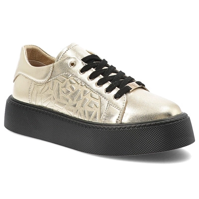 Sneakers FILIPPO - DP6119/25 GO Złoty