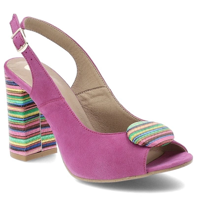 Sandalen ARMODO - 1819 Fuksja+Paski