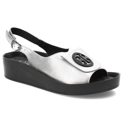 Sandalen S.BARSKI - KV27-023 Silberne