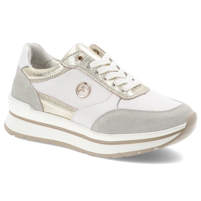 Sneakers FILIPPO - DP6858/25 WH GO Biały Złoty